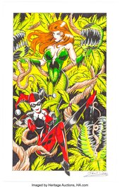 David K. Wong - Gotham Sirens Illustration Original Art (c. 2010s) - Illustration originale