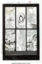 Tony DeZuniga - The Secret Defenders #25 Story Page 1 Original Art (Marvel, 1995) - Comic Strip