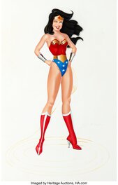 Kent STEINE - Wonder Woman Pin-Up Original Art - Original Illustration