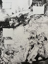 Afif Ben Hamida - Kingkong - Le Royaume d’Ymir - Planche originale