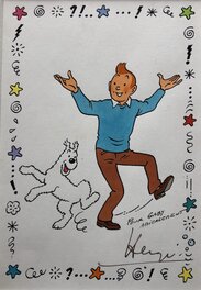 Tintin & Milou dansant