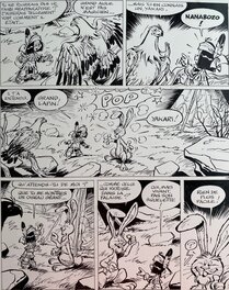 Derib - Yakari - Tome 25 - Le mystère de la Falaise - Planche 17 - Planche originale