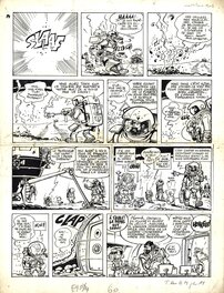 Marc Wasterlain - Wasterlain : Bob Moon et Titania tome 2 planche 14 - Planche originale