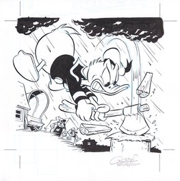 Gerben Valkema - Gerben Valkema | 2008 | Donald Duck cover - Original Cover