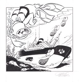 Gerben Valkema - Gerben Valkema | 2009 | Donald Duck cover - Original Cover