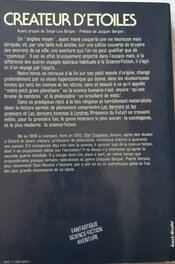 Le Dos du Néo 8 Olaf Stapledon Créateur D'étoiles , Livre en Éo NéO Oswald de 1979 . Le Dos du Néo 8 Olaf Stapledon Créateur D'étoiles , Livre en Éo NéO Oswald de 1979 .