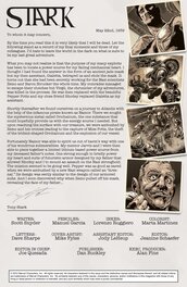 Iron Man Noir (#4, lettre de Stark) Iron Man Noir (#4, lettre de Stark)