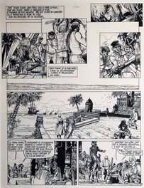 Franz - 1979 - Lester Cockney : Les Fous de Kaboul - ...Les Indes... - - Planche originale
