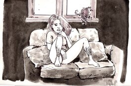 Sur le canapé