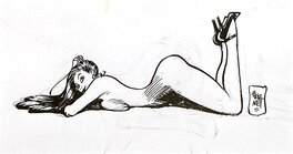 Jordi Bernet - Clara de Noche - Illustration originale