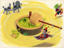 Foufi et Kifkif le petit bourricot ILLUSTRATION D'UN ALBUM DUPUIS COLLECTION CARROUSEL. 1967