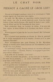 Le texte explicatif du gag Le texte explicatif du gag