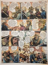 Georges Ramaïoli - Mise en couleur Zoulouland T2 Noir comme l'enfer - Original art