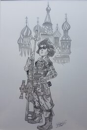 Radja Sauperamaniane - James BUCHANAN BARNES AKA THE WINTER SOLDIER - Original Illustration