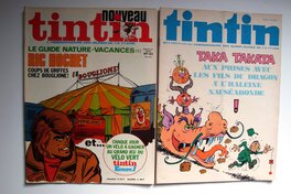 Tintin Belgique n°23 (1-6-76) et Nouveau Tintin France n°43 6-7-1976) : prépublication Tintin Belgique n°23 (1-6-76) et Nouveau Tintin France n°43 6-7-1976) : prépublication