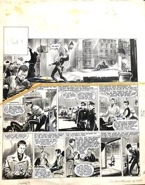 Reg Bunn - Reg BUNN : Planche de ZIP NOLAN parue dans Lion le 4/5/1963 - Planche originale