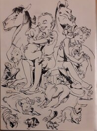 Al Severin - Nos amis - Original Illustration