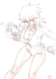 Pierre-Mony Chan - Cross Fire - Illustration originale