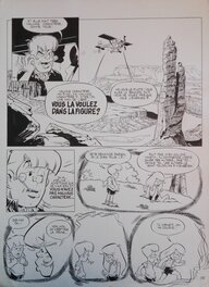 Christian Godard - "Adeline du bout de la Nuit" Martin Milan - Planche originale