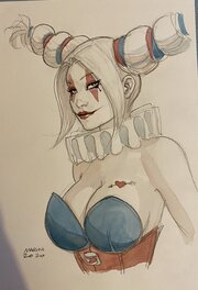 Enrico Marini - Harley quinn Marini - Illustration originale