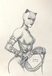 Enrico Marini - Catwoman - Illustration originale