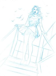 Betty descendant un escalier (croquis) Betty descendant un escalier (croquis)