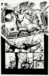 David Finch - David Finch - Forever Evil 2 Pg 17 - Planche originale