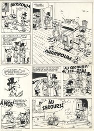 Marcel Remacle - Le Vieux Nick & Barbe-Noire - Aux Mains des Akwabons Page 4 - Planche originale