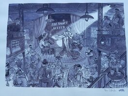 Sébastien Vastra - Cabaret - Original Illustration