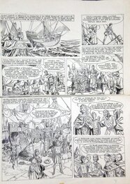 Fred & Liliane Funcken - Funcken - Saint Preux, planche - Planche originale