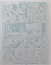 Verso de l'illustration qui est un "Bleu" de mise en couleur Verso de l'illustration qui est un "Bleu" de mise en couleur