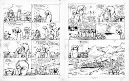 Le Génie des alpages - Planche originale