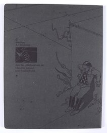 Dos de couverture du portfolio "L'Evénement du Je dis" 1991 Dos de couverture du portfolio "L'Evénement du Je dis" 1991