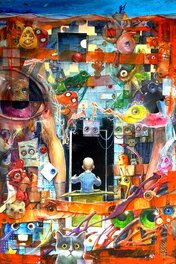 Gedeon - Le Petit Prince - Un voyage au pays des rêves 10 / The Little Prince - A journey through the land of dreams 10 - Illustration originale