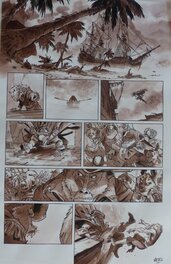 Sébastien Vastra - Jim hawkins - Planche originale