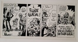 Julien/CDM - Ju/cdm - Julien Solé - Zumbies - Page d'abonnement Fluide Glacial - Planche originale