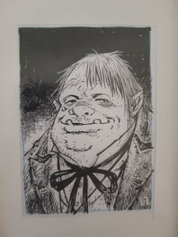 Tony Moore - Cousin EERIE SKETCH CARD - Illustration originale