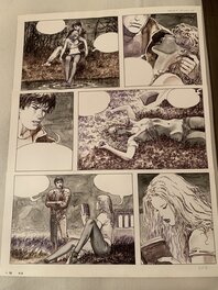 Milo Manara - Manara HP REVOIR LES ETOILES PLANCHE 6 - Planche originale