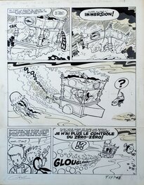 Greg - Zig et Puce " SOS SHEILA" - Planche originale