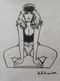 Milo Manara - Miel Manara - Original Illustration