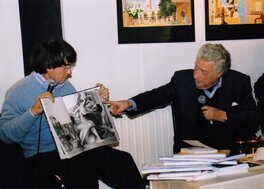 Cabu avec Angelo Di Marco...au Sujet de ce Dessin Qui Créa La Polémique et L'Effroi en 1985... Cabu avec Angelo Di Marco...au Sujet de ce Dessin Qui Créa La Polémique et L'Effroi en 1985...