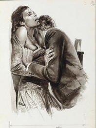 Angelo Di Marco - Les AMANTS - Illustration originale