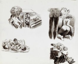 Angelo Di Marco - Les PROSTITUES - Original Illustration