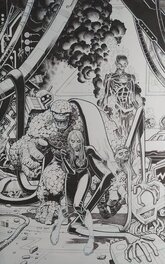 Arthur Adams - Fantastic Four #21 Variant Zombie cover