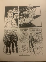 Serge Clerc - Serge clerc CAPITAINE FUTUR - Planche originale