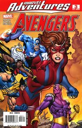 Marvel Adventures: The Avengers (#3, cover) Marvel Adventures: The Avengers (#3, cover)