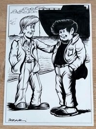 Adam Polkowski - Gucek i Roch - Original art