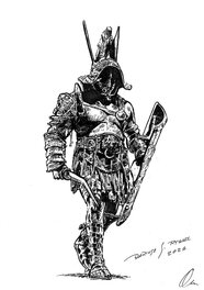 Dariusz Rygiel - Gladiator 2 - Illustration originale