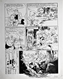 Christian Godard - Martin Milan - L'ange et le surdoué pl 38 - Planche originale