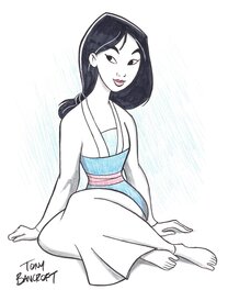 Tony Bancroft - Mulan - Illustration originale